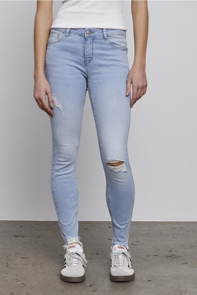 NMKIMMY NW DESTROY ANK SKNY AZ370LB 27030527 Light Blue Denim